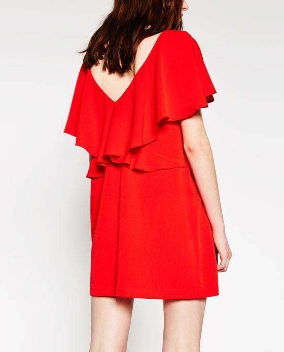 vestidos de verano - Vestido rojo de ZARA / 29,95€