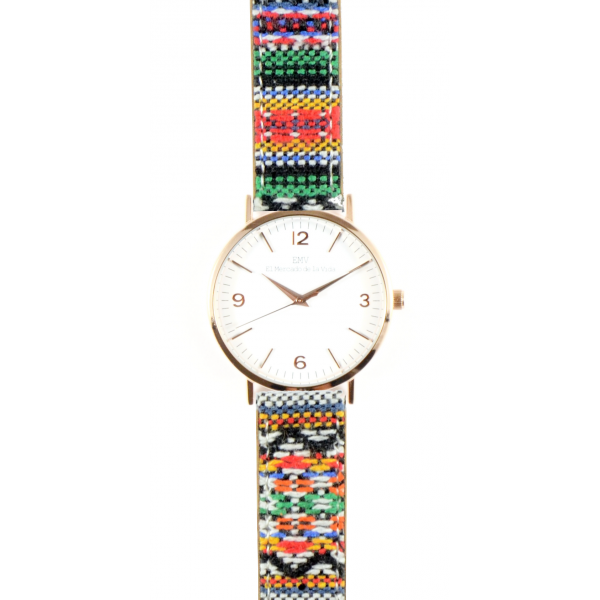 reloj estilo azteka