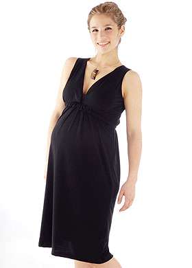 ph maternity vestido negro fiesta
