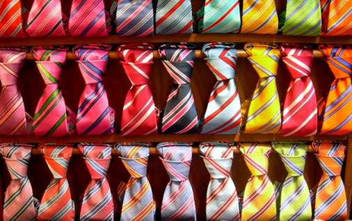 corbatas de colores