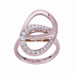 Montblanc Collection Princesse Grace de Monaco Petales Entrelaces motif ring