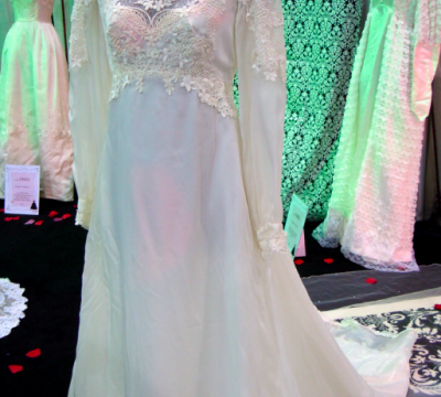 vintage bridal gown 1970s